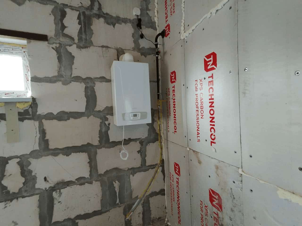 Система ГРПШ и газового счетчика