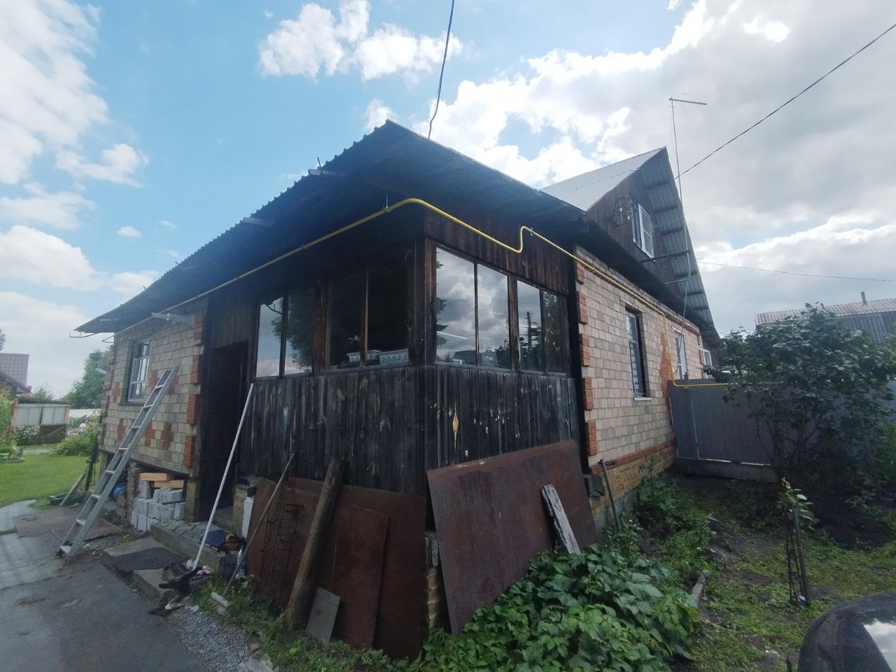 Газопровод по участку частного дома