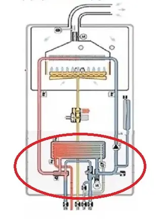 Двухконтурный настенный газовый котел для отопления дома в Челябинске